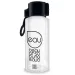 Borraccia trasparente nera 650ml