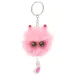 Borsa con occhi di pompon - rosa