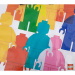 Borsa per la spesa con motivo di minifigure LEGO®