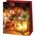 Borsa regalo di Natale di medie dimensioni 18x10x23cm