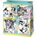 Borsa regalo di medie dimensioni con animali domestici 18x23x10 cm