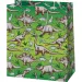 Borsa regalo di medie dimensioni con dinosauri 18x23x10 cm
