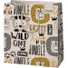 Borsa regalo di medie dimensioni con motivo leone Green Grass 18x10x23cm