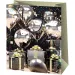 Borsa regalo di medie dimensioni con palloncini per festa esclusiva 18x10x23cm
