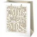 Borsa regalo di medie dimensioni per matrimonio Mr. e Mrs. 18x10x23cm