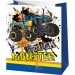 Borsa regalo di taglia normale con motivo Monster Truck 11x6x14 cm