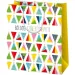 Borsa regalo esclusiva di grandi dimensioni con motivo colorato "Buon Compleanno" 27x14x33cm
