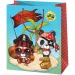 Borsa regalo esclusiva di pirati animali di dimensioni normali 11x6x14cm
