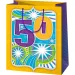 Borsa regalo esclusiva per il 50º anniversario, dimensioni normali 11x6x15 cm.