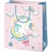 Borsa regalo gigante con motivo unicorno 40x56x20cm
