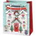 Borsa regalo gigante di Natale 40x56x20cm
