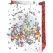 Borsa regalo gigante di Natale di Winnie the Pooh 40x56x20cm