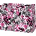 Borsa regalo grande nero e rosa 27x14x33cm