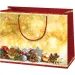 Borsa regalo media con motivo "Buon Natale" 23x10x17,8 cm