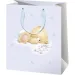 Borsa regalo normale blu con orsetto 11x15x6cm