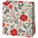 Borsa regalo premium di medie dimensioni con motivo floreale 18x23x10 cm