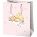 Borsa regalo rosa con orsetto Forever Friends esclusiva 18x23x10cm