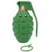 Breah: Granata giocattolo verde con luce e suono 11 cm
