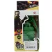 Breah: Granata giocattolo verde con luce e suono 11 cm