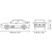 COBI: Audi Quattro 1980 gioco da costruzione auto bianca (24665) immagine 4