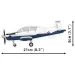 COBI: Beechcraft T-6 Texan II giocattolo da costruzione blu-bianco (26624)