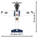 COBI: Beechcraft T-6 Texan II giocattolo da costruzione blu-bianco (26624)
