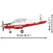COBI: Beechcraft T-6 Texan II gioco di costruzione rosso-bianco (26625)