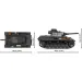 COBI: Carro armato Panzer III Ausf. J set di costruzione (2289)