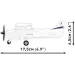 COBI: Cessna 172 Skyhawk giocattolo da costruzione bianco (26620)