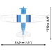 COBI: Cessna 172 Skyhawk gioco di costruzione bianco-blu (26622)