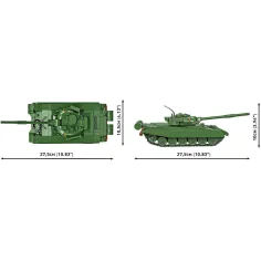 COBI: Forze Armate T-72 (Germania Est/Unione Sovietica) kit di costruzione di carro armato (2625) immagine 9