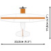 COBI: Gioco di costruzione Cessna 172 Skyhawk arancione-bianco (26623)