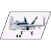 COBI: Gioco di costruzione aereo F/A-18C Hornet (5810)