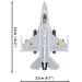 COBI: Set da costruzione Forze Armate F-16AM Fighting Falcon (5893) immagine 7
