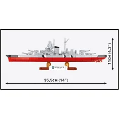 COBI: Set da costruzione della corazzata Bismarck - Seconda Guerra Mondiale (4854) immagine 4
