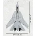 COBI: Top Gun F-14A Tomcat™ set da costruzione (5811A) immagine 7