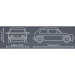 COBI: Volkswagen Golf GTI blu gioco di costruzione (24615)