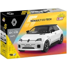 COBI: gioco di costruzione dellauto Renault 5 E-Tech bianca (24675) immagine 1