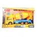 Camion betoniera di colore giallo