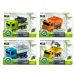 Camion colorati macchine operatrici in diverse varianti