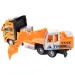 Camion con benna giallo con luci e suoni 1/38