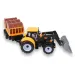 Camion da Ingegneria: Trattore escavatore con rimorchio e barili in diverse varianti 43 cm