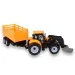 Camion da ingegneria: Trattore escavatore macchina operatrice con rimorchio a due assi 45cm
