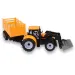 Camion da ingegneria: Trattore escavatore macchina operatrice con rimorchio a due assi 45cm
