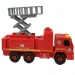 Camion dei pompieri: Autopompa smontabile con cestello elevatore, attrezzi e suoni 20 cm