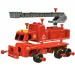 Camion dei pompieri: Autopompa smontabile con cestello elevatore, attrezzi e suoni 20 cm