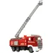 Camion dei pompieri con cestello elevatore telecomandato RC con effetti luminosi, scala 1/24, 27MHz, 30cm