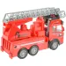 Camion dei pompieri con cestello elevatore telecomandato RC con effetti luminosi, scala 1/48, 27 MHz, 20 cm