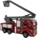 Camion dei pompieri con cestello elevatore telecomandato RC in scala 1/30, 22 cm