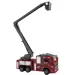 Camion dei pompieri con cestello elevatore telecomandato RC in scala 1/30, 22 cm